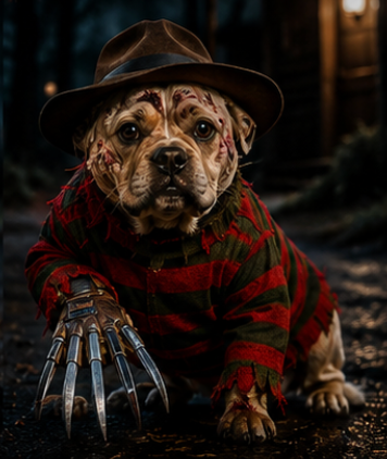 Freddy Krueger Dog Costume - Slasher Pups